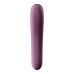 Вакуумный вибростимулятор для клитора фиолетовый водонепроницаемый Satisfyer Dual Kiss Вакуумный вибростимулятор для клитора фиолетовый водонепроницаемый Satisfyer Dual Kiss