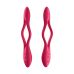 Вибромассажер силиконовый универсальный для пар бордовый Satisfyer Elastic Joy Вибромассажер силиконовый универсальный для пар бордовый Satisfyer Elastic Joy