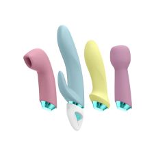 Набор секс игрушек вибраторов для женщин силиконовый Satisfyer Fabulous 4 шт