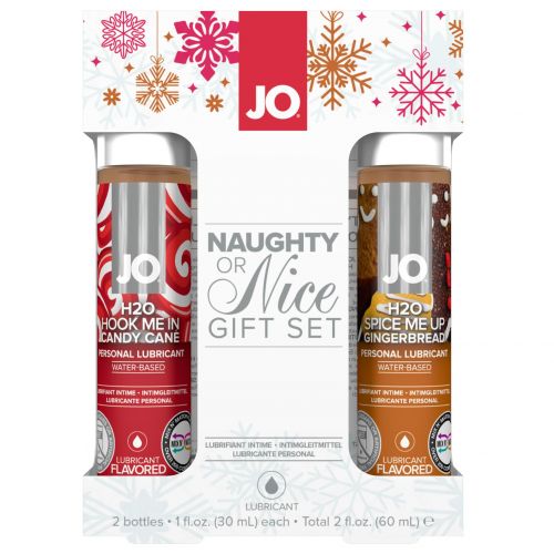 System JO Naughty or Nice Gift Set - Candy Cane & Gingerbread (2 x 30 мл)