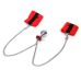 Наручники з металевою анальною пробкою Art Of Sex Handcuffs with Metal Anal Plug size M Red Наручники з металевою анальною пробкою Art Of Sex Handcuffs with Metal Anal Plug size M Red