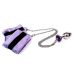 Наручники з металевою анальною пробкою Art Of Sex Handcuffs with Metal Anal Plug size M Purple Наручники з металевою анальною пробкою Art Of Sex Handcuffs with Metal Anal Plug size M Purple