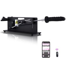 Секс машина со смарт управлением и системой крепления насадок черного цвета Hismith Table Top 2 Pro