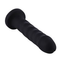 Фаллоимитатор реалистичный черного цвета Насадка для секс машин Hismith Dildo длина 180 мм