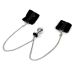 Наручники с металлической анальной пробкой Art of Sex Handcuffs with Metal Anal Plug  size M Black Наручники с металлической анальной пробкой Art of Sex Handcuffs with Metal Anal Plug  size M Black