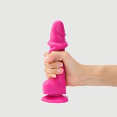 Фаллоимитатор на присоске S розового цвета Strap On Me REALISTIC DILDO