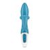 Вибратор с отростком для клитора синего цвета Satisfyer Embrace me Turquoise