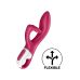 Вибратор с отростком для клитора красного цвета Satisfyer Embrace me Berry Вибратор с отростком для клитора красного цвета Satisfyer Embrace me Berry