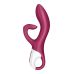 Вибратор с отростком для клитора красного цвета Satisfyer Embrace me Berry Вибратор с отростком для клитора красного цвета Satisfyer Embrace me Berry