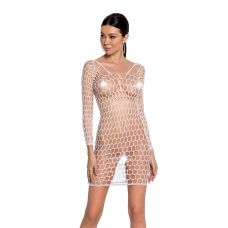 Жіночий бодістокінг білого кольору Passion BS093