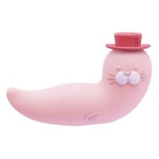 Вакуумный клиторальный стимулятор в виде игривого морского котика розового цвета CuteVibe Franky