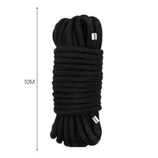 Веревка для БДСМ игр черного цвета MAI BTB Bondage Rope