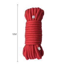 Веревка для БДСМ игр красного цвета MAI BTB Bondage Rope