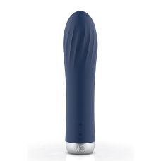 Вибратор вагинальный спиралевидный синего цвета MAI SPIRAL