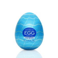 Мастурбатор яйцо прозрачного цвета Tenga Egg Wavy II