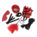 Набор БДСМ 9 предметов красного цвета Art of Sex Soft Touch BDSM Set Набор БДСМ 9 предметов красного цвета Art of Sex Soft Touch BDSM Set
