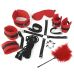 Набор БДСМ 9 предметов красного цвета Art of Sex Soft Touch BDSM Set Набор БДСМ 9 предметов красного цвета Art of Sex Soft Touch BDSM Set