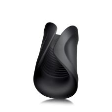 Мастурбатор с вибрацией черного цвета Rocks Off Rush
