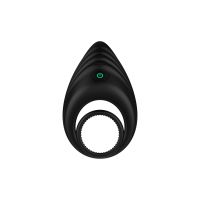 Эрекционное виброкольцо черного цвета Nexus Enhance 