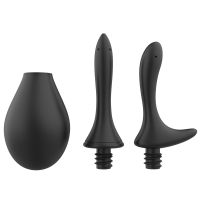 Анальний душ з 2 насадками для простати та точки G Nexus ANAL DOUCHE SET 250 мл Анальний душ з 2 насадками для простати та точки G Nexus ANAL DOUCHE SET 250 мл