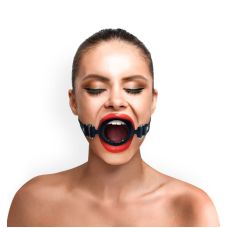 Кляп силиконовое кольцо диаметр 40 мм черного цвета Art of Sex 