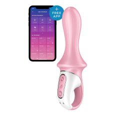 Анальний вібратор рожевого кольору Satisfyer Air Pump Booty 5+