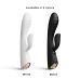 Вибратор с отростком для клитора белого цвета Dorcel FLEXI RABBIT Вибратор с отростком для клитора белого цвета Dorcel FLEXI RABBIT