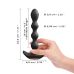 Анальний вібростимулятор з пультом ДК чорного кольору Dorcel FLEXI BALLS Анальний вібростимулятор з пультом ДК чорного кольору Dorcel FLEXI BALLS