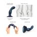 Ділдо на присосці синього кольору Strap On Me DILDO PLUG SNAKY розмір M Ділдо на присосці синього кольору Strap On Me DILDO PLUG SNAKY розмір M