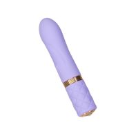 Вибропуля мини для клитора фиолетового цвета с кристаллом Сваровски PILLOW TALK Special Edition