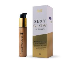 Крем шиммер для тіла з ароматом ванілі та олією ши Intt Sexy Glow 60 мл