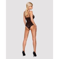 Сексуальное боди с пикантным вырезом черного цвета Obsessive 818 TED 1 teddy размер L XL