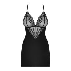 Сексуальное платье со стрингами черного цвета Obsessive 828 CHE 1 размер S M