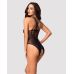 Сексуальне боді з пікантним вирізом чорного кольору Obsessive B118 teddy розмір S M L Сексуальне боді з пікантним вирізом чорного кольору Obsessive B118 teddy розмір S M L