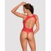 Сексуальное боди с открытой спиной и пикантным вырезом красного цвета Obsessive B120 teddy размер S M L Сексуальное боди с открытой спиной и пикантным вырезом красного цвета Obsessive B120 teddy размер S M L