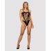 Сексуальное боди черного цвета Obsessive B122 teddy размер S M L