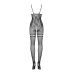 Эротический бодистокинг с пикантным вырезом черного цвета Obsessive Bodystocking F213 размер XL XXL Эротический бодистокинг с пикантным вырезом черного цвета Obsessive Bodystocking F213 размер XL XXL