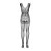 Эротический бодистокинг с пикантным вырезом черного цвета Obsessive Bodystocking F234 размер  S M L Эротический бодистокинг с пикантным вырезом черного цвета Obsessive Bodystocking F234 размер  S M L