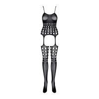 Сексуальний бодістокінг чорного кольору Obsessive Bodystocking G310 розмір S M L
