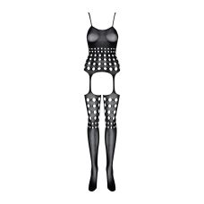Сексуальный бодистокинг черного цвета Obsessive Bodystocking G310 размер S M L