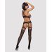 Сексуальний бодістокінг чорного кольору Obsessive Bodystocking G313 розмір S M L Сексуальний бодістокінг чорного кольору Obsessive Bodystocking G313 розмір S M L