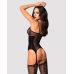 Сексуальный бодистокинг черного цвета Obsessive Bodystocking G314 размер S M L Сексуальный бодистокинг черного цвета Obsessive Bodystocking G314 размер S M L