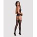 Сексуальный бодистокинг черного цвета Obsessive Bodystocking G316 размер S M L