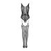 Сексуальний бодістокінг чорного кольору Obsessive Bodystocking G324 розмір S M L Сексуальний бодістокінг чорного кольору Obsessive Bodystocking G324 розмір S M L