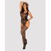 Сексуальний бодістокінг чорного кольору Obsessive Bodystocking G324 розмір S M L Сексуальний бодістокінг чорного кольору Obsessive Bodystocking G324 розмір S M L
