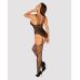 Сексуальний бодістокінг чорного кольору Obsessive Bodystocking G325 розмір S M L Сексуальний бодістокінг чорного кольору Obsessive Bodystocking G325 розмір S M L