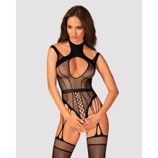 Сексуальний бодістокінг чорного кольору Obsessive Bodystocking G327 розмір S M L