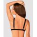 Сексуальный бюстгальтер черного цвета Obsessive Estiqua bra размер XS S