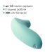 Вакуумний стимулятор для клітора блакитного кольору Svakom Pulse lite neo seafoam blue Вакуумний стимулятор для клітора блакитного кольору Svakom Pulse lite neo seafoam blue
