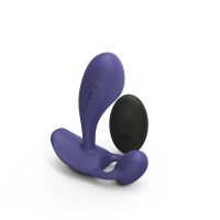 Вибратор для стимуляции клитора фиолетового цвета с пультом ДУ Love To Love Witty Midnight Indigo